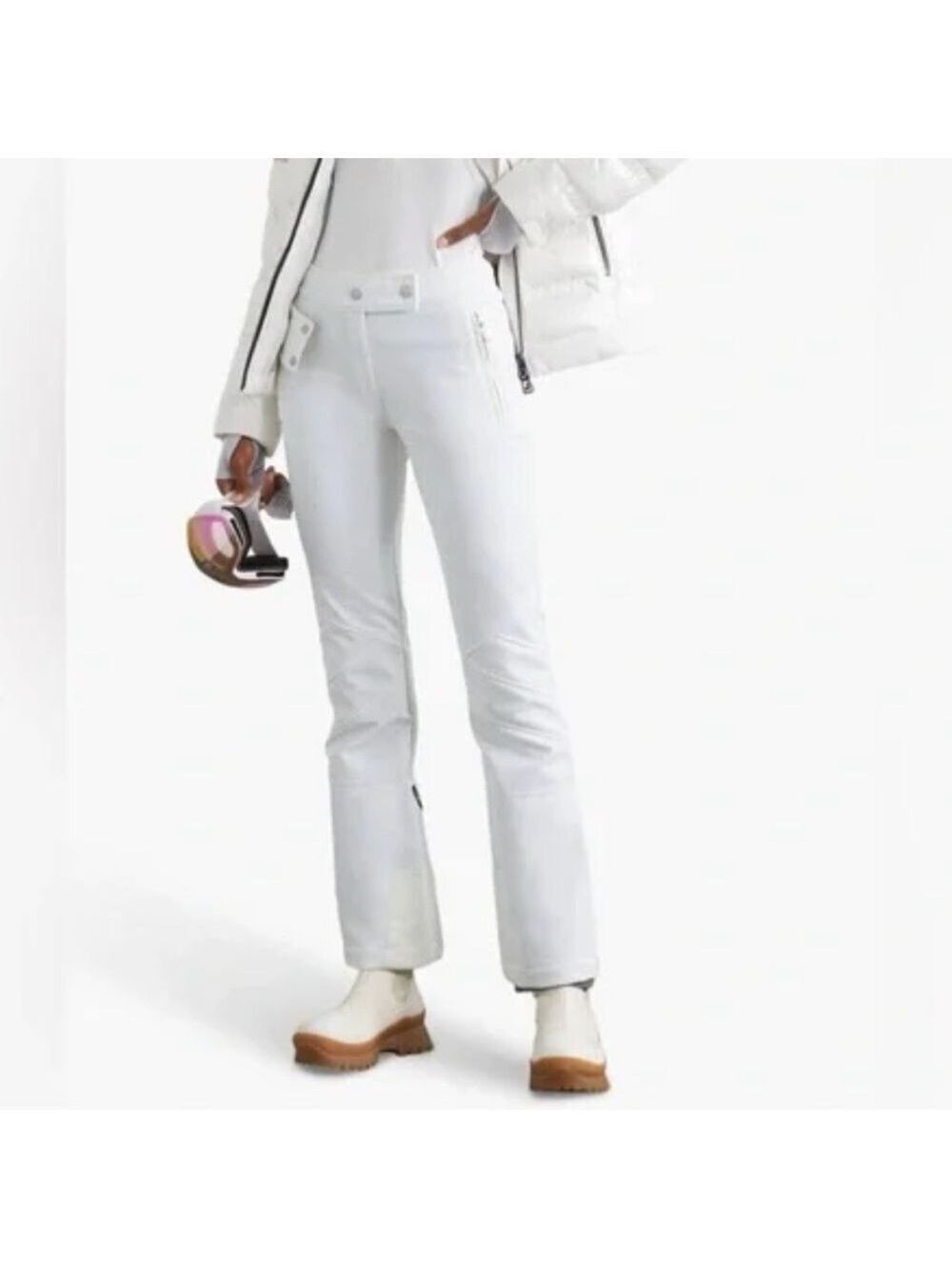 Toni Sailor Sestriere Snow Ski Pants White size 4